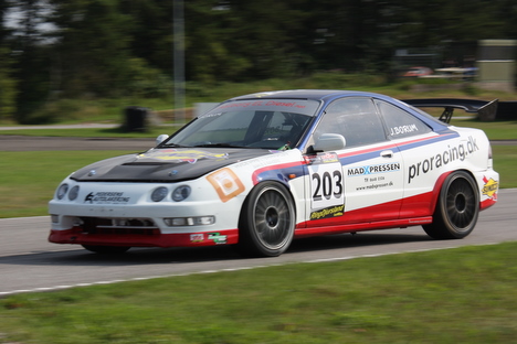 Jakob Borum havde en noget nær perfekt weekend på Ring Djursland.